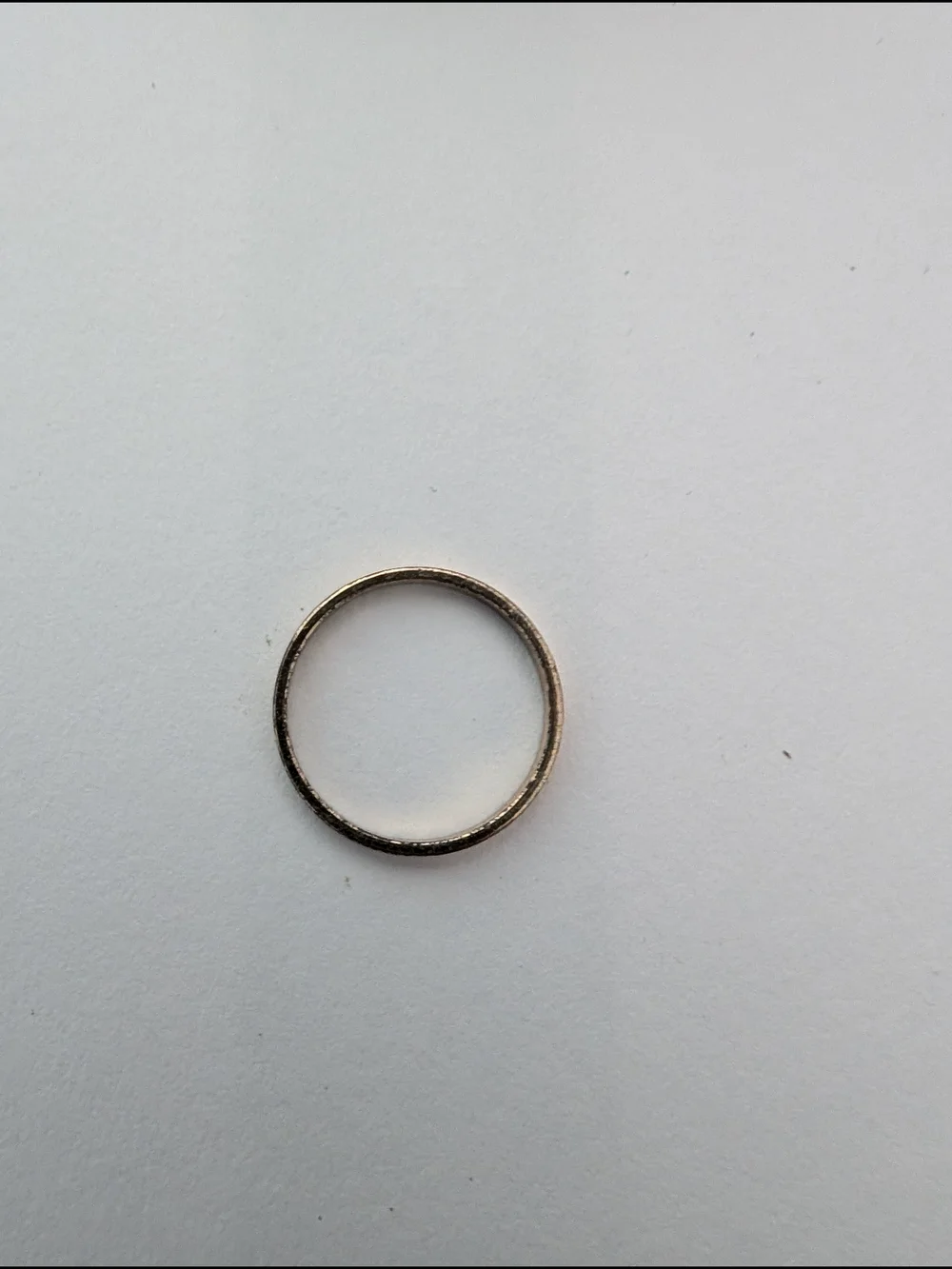 Classic Rose Gold Faceted Band Ring